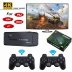 M8 Game 4k With Takken 3 Game (64gb Tf Card) For 20000+ Games And Two Game Controllers Rk3228 Ram 256mb, Rom 128mb