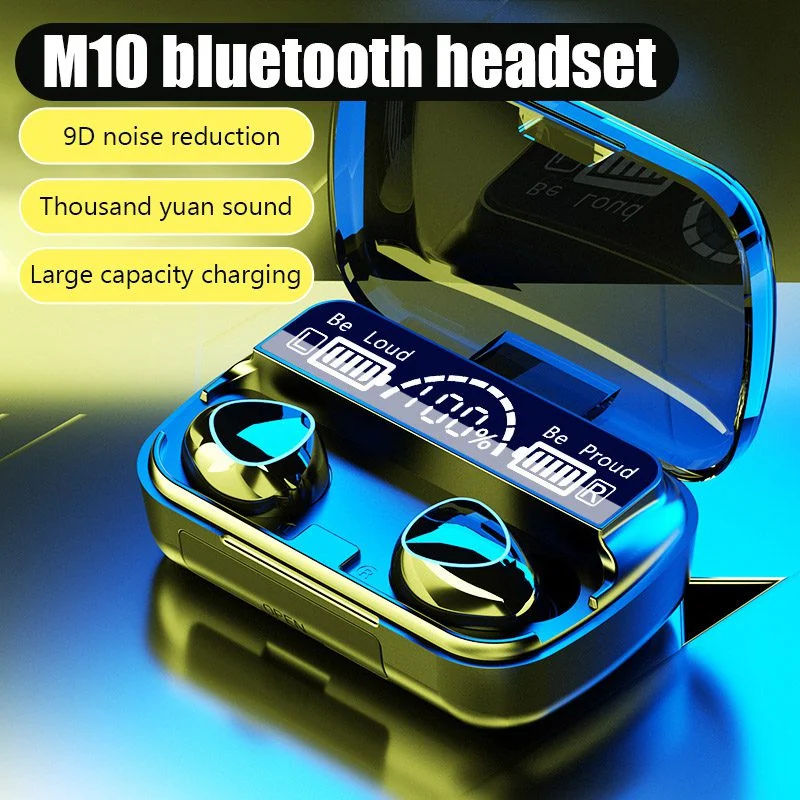 M10 Wireless Earbuds Bluetooth Earphones Noise Cancellation Hifi Quality