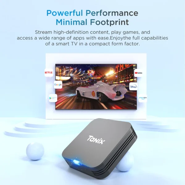 Tanix Super Mini Smart Tv Box Android 10.0 Allwinner H313 (2gb+16gb) 2.4g Wi-fi 4k Hd Wall Mountable Design